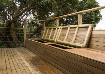 Blackbutt Bench Seat and Roof Deck, Beaumont