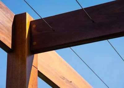 Spotted Gum Pergola, Tanunda