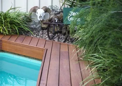 Pool deck edge and coping detail, Grange