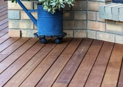 Overview of completed pool deck, Grange