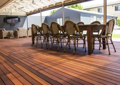 Deck substructure and framing, Brooklyn Park