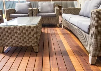Finished River Red Gum deck, Brooklyn Park