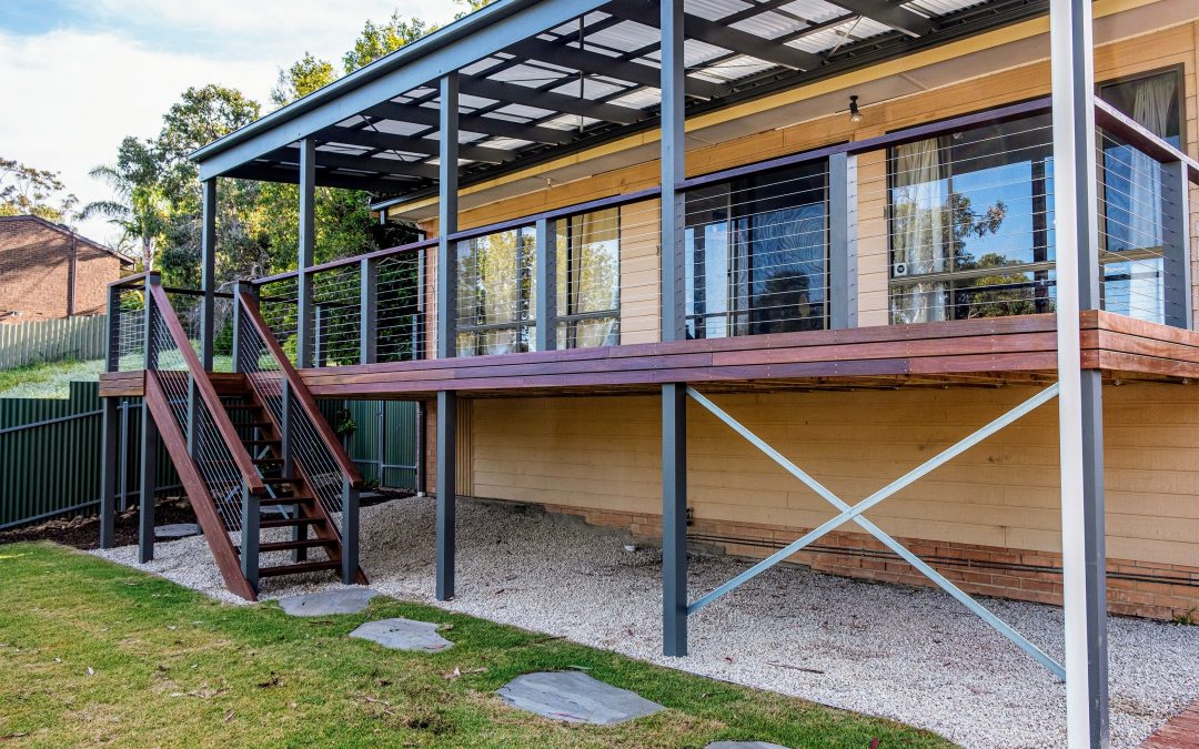 Spotted Gum Deck and Pergola, Flagstaff hill