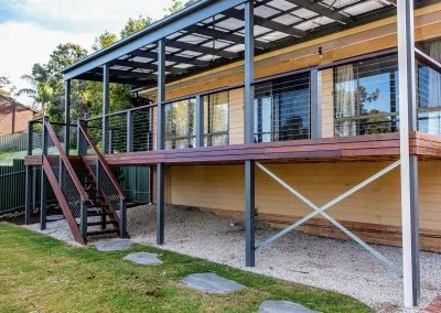 Spotted Gum Deck and Pergola, Flagstaff hill