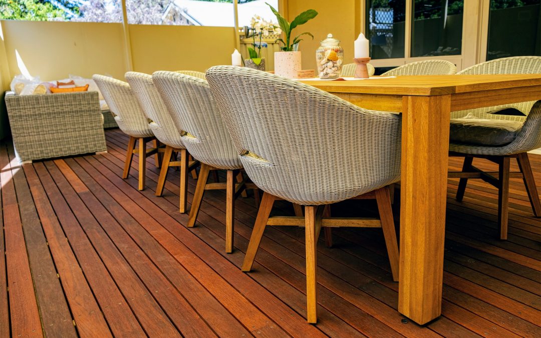 Merbau deck, Blackwood