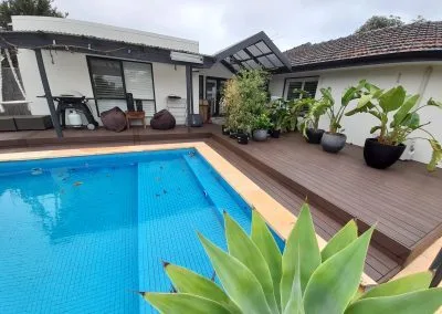 Finished NewTechWood pool deck, Adelaide