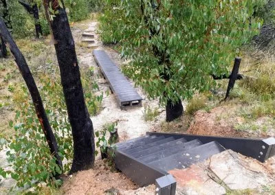 Park deck nearing completion, Lobethal