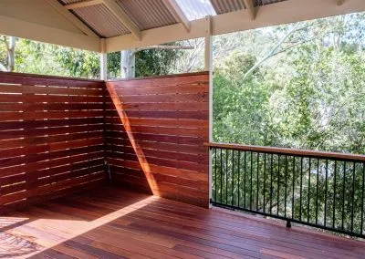 Pergola rafters and beams detail
