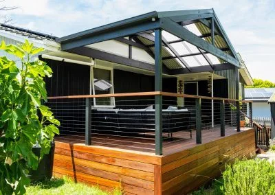 Corner post and beam joinery, pergola build