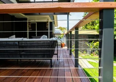 Decking texture close-up