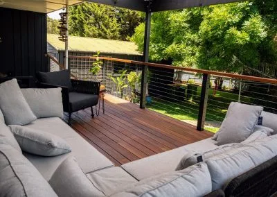 Steps leading up to the deck
