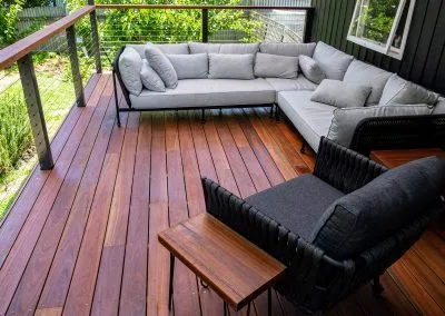 Deck and pergola under construction, Adelaide