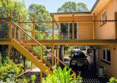 Ian, Trex deck and steps