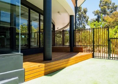 Completed school deck, Loreto College