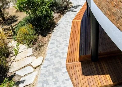 Timber deck construction at Loreto College
