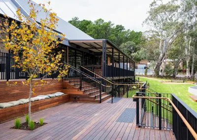 Finished Spotted Gum deck, The Gully Hotel