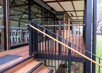 Deck framing and joists, The Gully Hotel