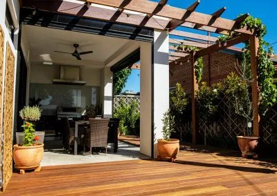 Uncovered Pergola