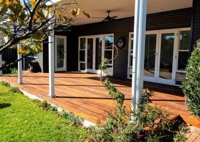 Milad, Merbau deck over concrete Slab