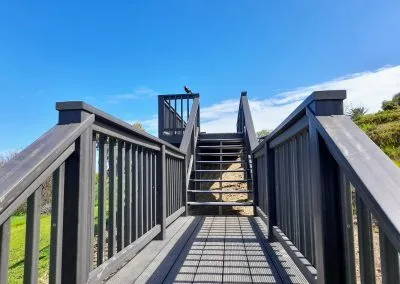 Finished timber boardwalk, Hallett Cove