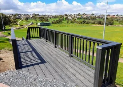 Boardwalk build progress, Hallett Cove