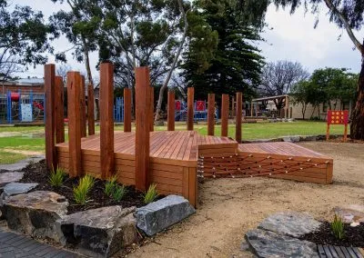 Finished deck overview, North Adelaide Primary School