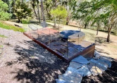 Overview of completed spa deck, Adelaide