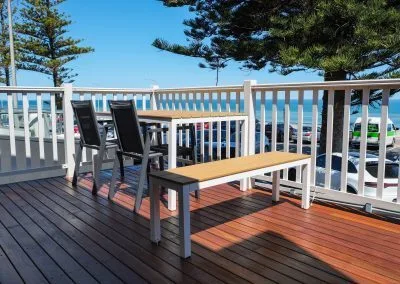 Overview of completed Spotted Gum deck, Henley Beach