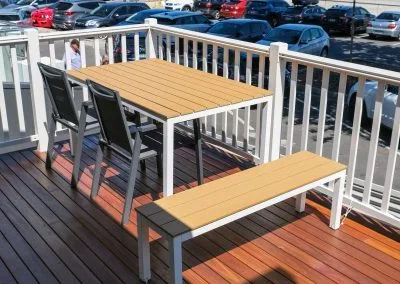 Finished Spotted Gum deck, Henley Beach