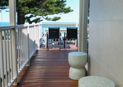 Steps leading to the deck, Henley Beach