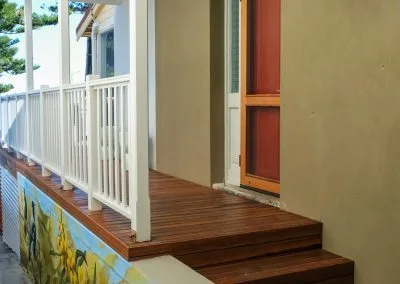 Deck build progress, Henley Beach