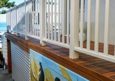 Deck substructure and framing, Henley Beach