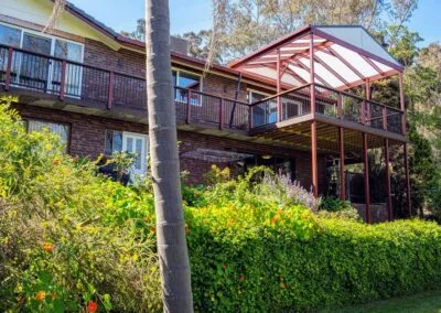 Pergola frame over Trex deck, Adelaide