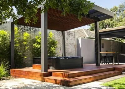 Deck substructure and joists, Joslin