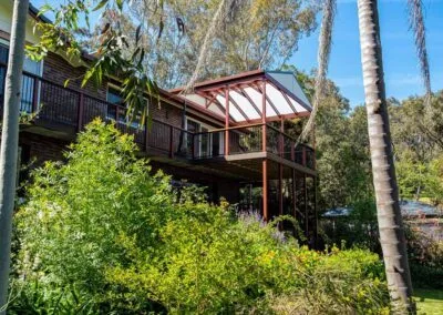 Deck substructure during build
