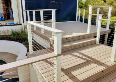 Upper deck level and steps, Gulfview Heights