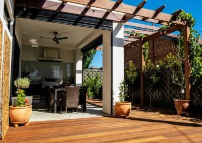 Finished deck with pergola, Beulah Park