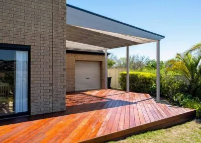 Pergola rafters and beams detail
