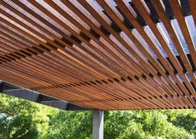 Handrail and balustrade detail, Joslin deck