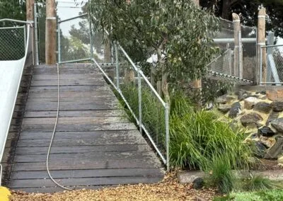 Playground nearing completion, Tanunda Recreation Park