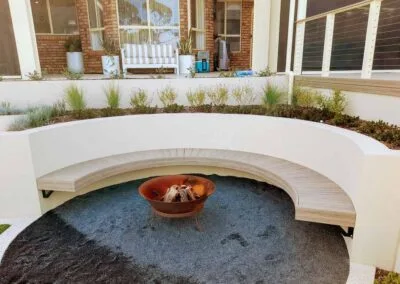 Overview of completed multi-level deck, Gulfview Heights