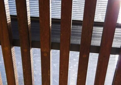 Steps leading up to the deck, Joslin