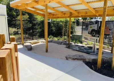 Playground build progress, Morphett Vale Primary School