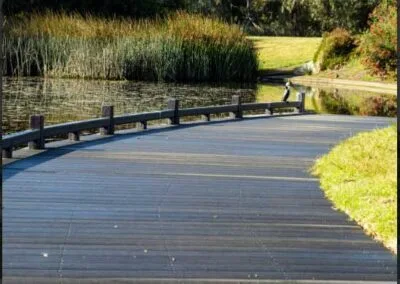 Boardwalk nearing completion, Mount Barker waterfront